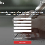 Podvod Profit Online - registrační formulář